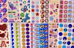 544 STICKER Lot Mxd Sandylion Hallmark Crafters Corner American Greetings