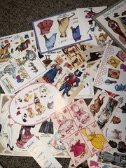 Vintage Paper Doll Theme Junk Journal Kit / Lot