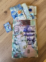 Shabbydabbydoodah Style Junk Journal Embelishment Kit 1st Class Mail Envelope