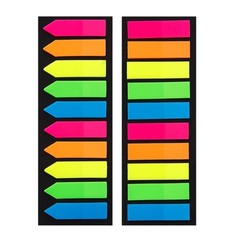 100/120Pieces Colored PET Label Repositionable Adhesive Notes Page Markers