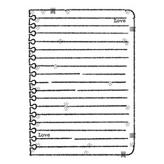 New Creative Expressions Rubber Stamp WOODWARE SCRAP NOTE BOOK PAGE free USA shi