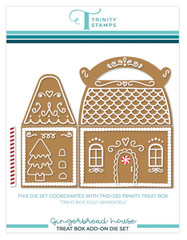 Trinity Stamps Treat Box and Gingerbread House Add-On Bundle of 2 Dies