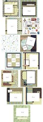 NEW Your Story 8×8 scrapbook kits album cover double sided pages stickers