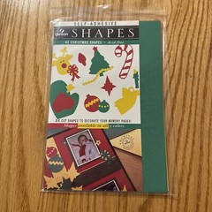 Lot of 3 Canson self-adhesive home decor die cut 42 Christmas scrapbooking craft