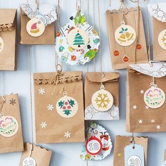 60Pcs Wood Slices,3.5″ Wooden Christmas Ornaments,Unfinished Predrilled Wood …