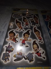 VNTG STICKETY DOO DA JIMMY NEUTRON Stickers 5 Sets Sealed New