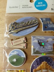 Recollections BRANSON MISSOURI Dimensional Stickers 9 Pieces