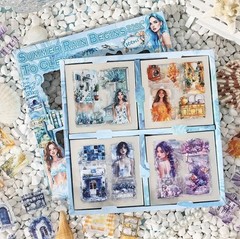 10 Sheets Summer Aesthetic Stickers- 4-5 Stickers Per Sheet- DIY Crafts **
