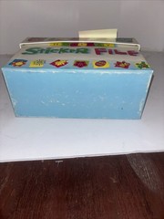 Vintage Highlights For Children Magazine Sticker File Box & Holiday Stickers Lot
