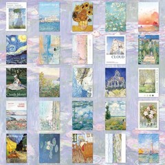Impressionist Art Scrapbook Stickers – 500+ Pre-Cut Washi Stickers Collection