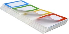 Strong Adhesive Name Tags – 3.5×2.25 Size, 400 Colorful All-Purpose Stickers