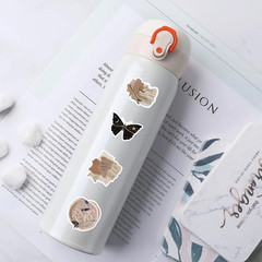 120Pcs Mixed Vintage Stickers, Waterproof Scrapbook Aesthetic Sticker for Daily