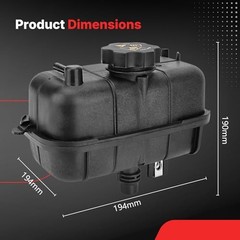 68364312AC Engine Coolant Reservoir Recovery Bottle With Cap Fits for Jeep 1PCS