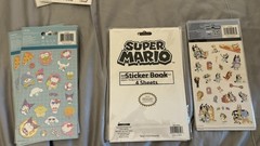 New Lot 1925 Stickers Squishmallow/Hello Kitty/Kawaii Krew/SuperMario Etc BONUS