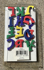 Colorbok Alpha Stax Funky Primary 1300 Letters 1 inch
