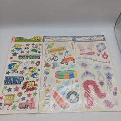 SpongeBob Squarepants & Summer 3 Packs Sandylion Stickers