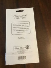 Dimensional Stickers by Punch Studio Wedding scrapbooking crafts