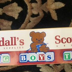 Vintage Mandall’s Shooting Supplies Big Boys Toys Bumper Stickers