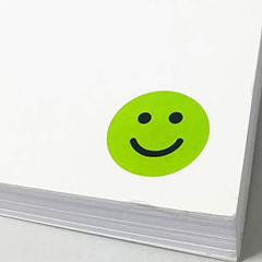 1200 Pieces – 1″ Happy/Sad Smile Face Behavior Emotion Stickers, Red/Yellow/Gree