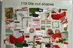 49 and Market Evergreen Season Acetate Assortment – 44 die cut Shapes – NIP