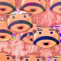 Tamagotchi Fanart Stickers Handmade (2-3/4 inch/70 mm)