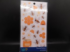 Hello Hobby Multicolor Bees Themed Stickers, 30 Count