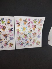 Fairies Flowers And Butterflies Sticker Sheet Craft Stickers 2 Sheets