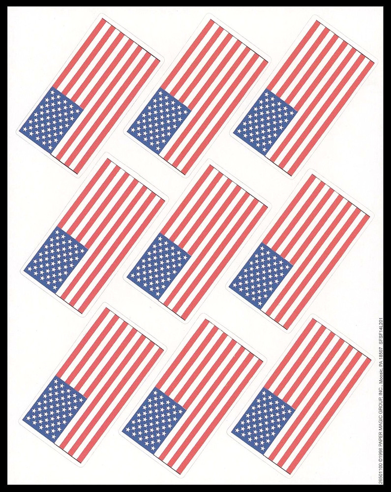 Stickers – American Flag USA – Any Occasion CL113