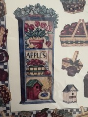 Gallery Graphics Acid-Free Stickers Apples Theme Americana, birdhouses, Herbs
