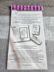 Royal Rub-Ons Transfers – Happy Birthday Party Words Phrases RETIRED NEW #47