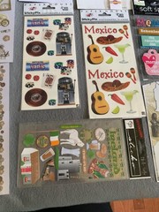Scrapbooking Sticker Collection – Travel Mexico Alphabet Adventure Themes