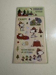 (Set Of 4) Peanuts Snoopy Stickers