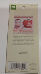 making memories sheer frame combo Love 4 acrylic pcs self adhesive