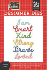 Echo Park Designer Dies I AM WORD DIE SET Steel Dies Scrapbooking