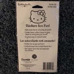 Hello Kitty Crown Stickers Stickety-Doo-Da American Greetings 2005 2 Sheets