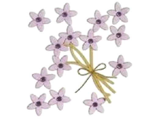 Flowers Flower Violet Lavender Gem Stems Spring Bouquet Garden Jolee’s Sticker