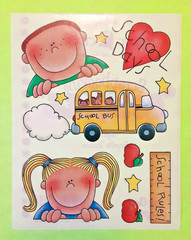 Provo Craft country school days sticker sheet