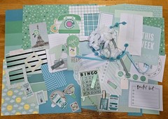 8 Color Junk Journal Scrapbook Bundles Blue Red Orange Yellow Green+ paper more