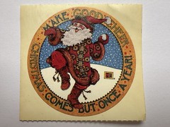 Vtg Mary Engelbreit Oval/Circle Sticker Lot Queen Princess Cheer 5pc NOS