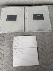 Close To My Heart Memory Protectors Two Packages & Recipe Cards New
