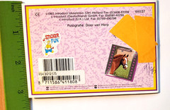 HORSE PUZZLES 1 VINTAGE 1993 RARE STICKER BOOKLET COLLECTOR’S ITEM 90s ANIMALS