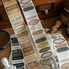 822pcs Vintage Motivational Quote Stickers Set, Decorative Tape for Scrapbooking