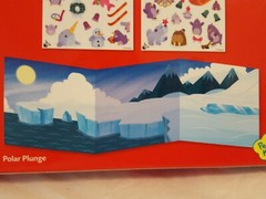 Mindware Penguins Stickers 40 Count With Fold Out Winter Scene