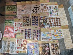 Crafter’s Square Huge Lot Scrapbook Card Making Supplies All New