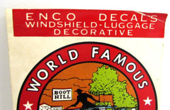 Vintage Enco Decals World Famous Dodge City Kansas Gunfighter Travel Souvenir