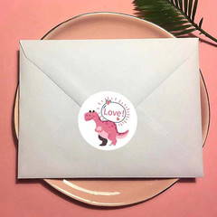 1000Pcs Dinosaur Stickers for Kids Boy Girl Teacher round Cute Animal Children R