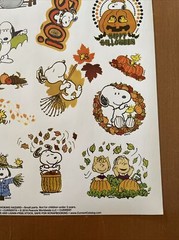 PEANUTS ‘HALLOWEEN/AUTUMN’ STICKERS – 25 STICKERS – BUY MORE AND SAVE