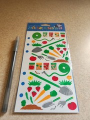 Stickopotamus~Gardening~Vintage Binder Stickers