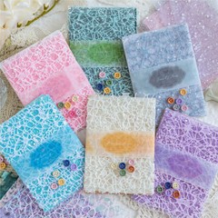 26Pcs DIY Diary Decor Accessories Handmade Scrapbook Paper Craft Textured Paper.