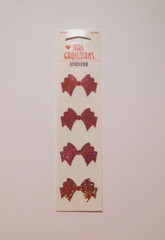 Mrs Grossman’s Lot 2 Strips Brand New in Package ~Sparkle Bow~ Stickers RARE HTF